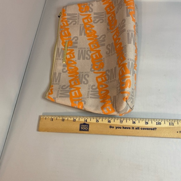 GOOD Steve Madden Tote Purse w/ Small Zipper Bag, Peach - Picture 10 of 11